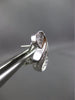 ESTATE 2.60CT DIAMOND ROUND & BAGUETTE 18KT WHITE GOLD INFINITY CLIP ON EARRINGS