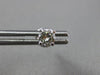 ESTATE .90CT ROUND DIAMOND 14KT WHITE GOLD 3D 4 PRONG SCREW BACK STUD EARRINGS