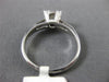 ANTIQUE .65CT OLD MINE DIAMOND 14K WHITE GOLD 3D FILIGREE ENGAGEMENT RING #23431