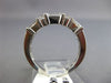 ESTATE .75CT DIAMOND 14KT WHITE GOLD 3D CLASSIC WEDDING ANNIVERSARY RING #18914
