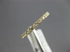 ESTATE .68CT DIAMOND 14KT YELLOW GOLD 2mm LOW SETTING ETERNITY ANNIVERSARY RING