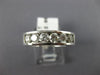 ESTATE LARGE 2.0CT DIAMOND PLATINUM CLASSIC 5mm 6 STONE ROUND CHANNEL MENS RING