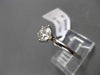 ESTATE .66CT DIAMOND 14KT WHITE GOLD CLASSIC SOLITAIRE ENGAGEMENT RING BEAUTIFUL