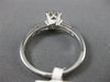 ANTIQUE .60CT DIAMOND 14K WHITE GOLD 3D FILIGREE FISHTAIL ENGAGEMENT RING #20145