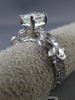 ANTIQUE .35CT OLD MINE DIAMOND PLATINUM GOLD 3D CLASSIC ENGAGEMENT RING #9963