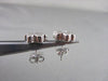ANTIQUE .21CT DIAMOND 14KT WHITE GOLD FLOWER FLORAL EARRINGS E/F VVS #21638