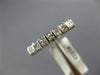 .53CT DIAMOND 14KT WHITE GOLD 3D 7 STONE PRINCESS WEDDING ANNIVERSARY RING #1223