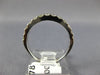 ESTATE .25CT DIAMOND 14KT WHITE GOLD CHANNEL BAR SEMI ETERNITY ANNIVERSARY RING