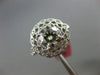 GIA 1.91CT DIAMOND 18K WHITE GOLD 3D SOLITAIRE FILIGREE MILGRAIN ENGAGEMENT RING