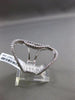 ESTATE EXTRA LARGE .57CT DIAMOND 18KT WHITE GOLD LOVE KNOT MUSICAL NOTE FUN RING