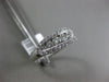ESTATE .75CT DIAMOND 14KT WHITE GOLD 3D SEVEN STONE GRADUATING ANNIVERSARY RING