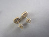 ESTATE 14KT W/Y GOLD .75CT PRINCESS DIAMOND STUD EARRINGS F-G VS SIMPLY THE BEST
