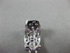 ESTATE WIDE 1.0CT ROUND DIAMOND 18KT WHITE GOLD 3D ETOILE BEZEL CLIP ON EARRINGS