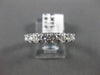 ESTATE WIDE 1.4CT DIAMOND 14KT WHITE GOLD 8 STONE WEDDING ANNIVERSARY RING 19752