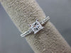 ESTATE .66CT DIAMOND 14KT WHITE GOLD 3D CLASSIC LUCIDA ENGAGEMENT RING #25805