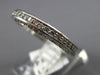 ANTIQUE 1.2CT ROUND DIAMOND 14K WHITE GOLD CLASSIC FILIGREE ETERNITY RING #17735