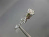 ANTIQUE .68CT DIAMOND 14KT WHITE GOLD 3D WOVEN SOLITAIRE ENGAGEMENT RING #21016
