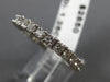 ESTATE 1.25CT ROUND CUT DIAMOND 14KT WHITE GOLD ETERNITY ANNIVERSARY RING #18586
