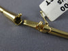 ESTATE .77CT DIAMOND 14K WHITE & YELLOW GOLD BY THE YARD 3 STONE NECKLACE #16974