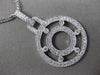 ESTATE LARGE 2.74CT DIAMOND 18KT WHITE GOLD 3D ETOILE BY THE YARD NECKLACE