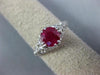 ANTIQUE 1.0CT AAA RUBY PLATINUM CLASSIC ROUND SOLITAIRE FILIGREE ENGAGEMENT RING