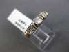 ESTATE .75CT PRINCESS DIAMOND 14KT TWO TONE GOLD WEDDING ANNIVERSARY RING #7305