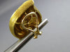 ESTATE LARGE HENRY DUNAY 18K YELLOW GOLD LEAF FLAME HANDCRAFTED CLIP ON EARRINGS
