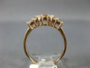 ESTATE .96CT ROUND DIAMOND & AAA OVAL MORGANITE 14KT ROSE GOLD ANNIVERSARY RING