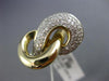 ESTATE .55CT DIAMOND 14K YELLOW GOLD CLASSIC INFINITY WEDDING ANNIVERSARY RING