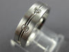 ESTATE WIDE .34CT DIAMOND 14KT WHITE GOLD 3D CLASSIC ETOILE ETERNITY RING #12149