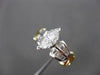 ESTATE WIDE 1.52CT MARQUISE DIAMOND PLATINUM & 18KT GOLD ENGAGEMENT RING #21646