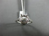 ESTATE .19CT DIAMOND 14KT WHITE GOLD 3D HALO FILIGREE SEMI MOUNT ENGAGEMENT RING