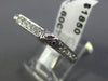 ANTIQUE .60CT DIAMOND 18K WHITE GOLD 3D FILIGREE ETERNITY ANNIVERSARY RING #6061