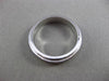 ESTATE 14KT WHITE GOLD 3D SOLID MENS WEDDING ANNIVERSARY BAND RING 5mm #820