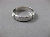 ANTIQUE WIDE 14KT WHITE GOLD 3D FILIGREE ETERNITY WEDDING BAND RING 5mm #23398