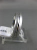 ESTATE 14K WHITE GOLD 3D MATTE & SHINY HANDCRAFTED WEDDING ANNIVERSARY RING #442
