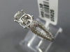 ESTATE WIDE 1.69CT DIAMOND 18KT WHITE GOLD 3D CLASSIC SEMI MOUNT ENGAGEMENT RING