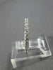 ESTATE .75CT ROUND DIAMOND 18K WHITE GOLD 3D ETERNITY WEDDING ANNIVERSARY RING