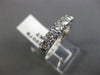 ESTATE WIDE 1.0CT DIAMOND 14K WHITE GOLD CLASSIC WEDDING ANNIVERSARY RING #22079