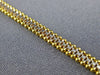 ESTATE LARGE .80CT DIAMOND 18K 2 TONE GOLD ETOILE HEART BAR LOVE NECKLACE #21901
