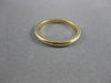 ESTATE 14KT YELLOW GOLD SOLID & SHINY CLASSIC WEDDING BAND RING 2mm #23140