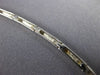 ESTATE LARGE 1.52CT DIAMOND 14KT WHITE GOLD DROP FLOATING V NECKLACE #14876