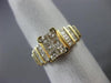 ESTATE 1.25CT PRINCESS DIAMOND 14K YELLOW GOLD CLASSIC INVISIBLE ENGAGEMENT RING
