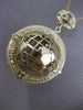 ESTATE EXTRA LARGE 14K YELLOW GOLD CLASSIC HANDCRAFTED ROYAL GLOBE PENDANT 26185