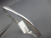 ESTATE .79CT DIAMOND 18KT WHITE GOLD 3D HANDCRAFTED CRISS CROSS BANGLE BRACELET