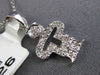 ESTATE SMALL .18CT DIAMOND 14KT WHITE GOLD 3D HAPPY BABY BOY FLOATING PENDANT