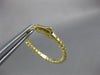 ESTATE LARGE 1.06CT DIAMOND 18KT YELLOW GOLD 3D INSIDE OUT OVAL HANGING EARRINGS