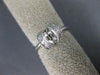 ESTATE .22CT DIAMOND 14KT WHITE GOLD TENSION SEMI MOUNT ENGAGEMENT RING #12118