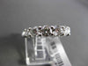 ESTATE WIDE 6.07CT DIAMOND 14KT WHITE GOLD SHARED PRONG ETERNITY WEDDING RING