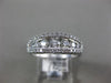ESTATE .75CT DIAMOND 14KT WHITE GOLD 3D SEVEN STONE GRADUATING ANNIVERSARY RING